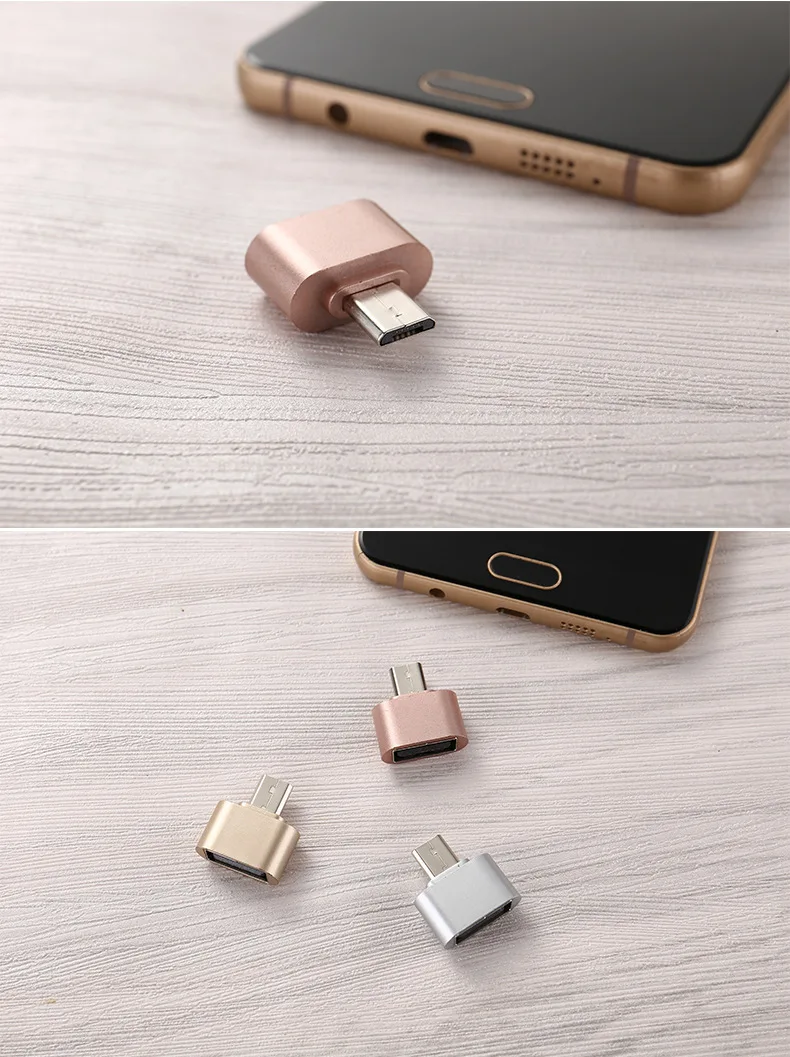 Micro Usb Otg Cavo Femmina A Maschio Adattatore Per Htc Samsung Smartphone Tablet /B