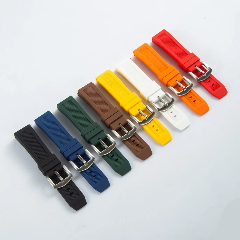 Cinturino In Silicone 20Mm 22Mm Cinturino Sportivo Impermeabile A Sgancio Rapido Cinturino Universale Smart Watch Band Per Citizen Blue Angels
