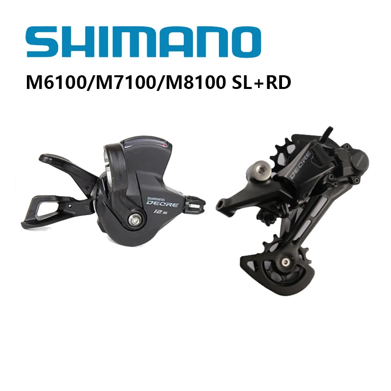 Shimano Deore Xt M6100 M7100 M8100 M8120 M712012-Speed Mountain Bike Groupset Leva Del Cambio Sl + Rd Sgs Deragliatore Posteriore