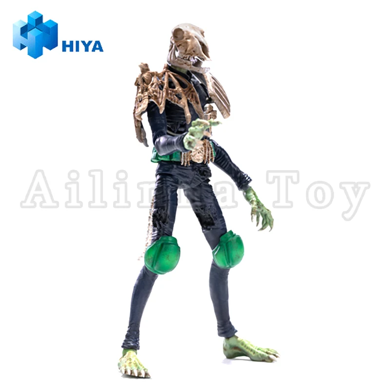 Hiya 1/18 Action Figure Da 4 Pollici Squisita Mini Serie Judge Dredd Judge Mortis Anime Per Regalo Spedizione Gratuita