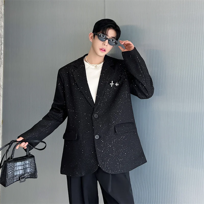 Abito Monopetto Con Design A Stella Da Uomo Ruffian E Bello Street Breaking Abbigliamento Cantante E Ballerino Performance Outfit