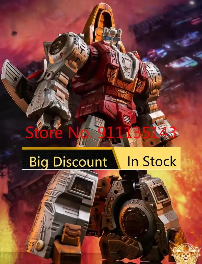 Gigapower Gp Hq-02X Dinobots Scorie Vecchio Rivestimento Edizione Limitata Battle Danneggiato Ver 3Rd Party Giocattolo Di Terze Parti In Magazzino
