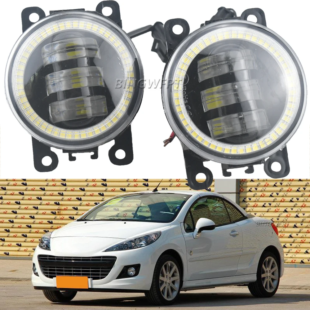 Fendinebbia Angel Eye Per Peugeot 207 307 407 607 3008 Sw Cc Van 2000-2013 Per 307 Hatchback 3A 3C 2000-2008