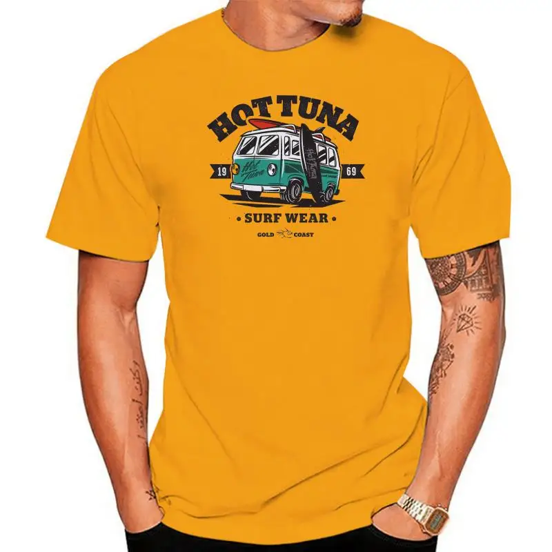 Hot Tonno-Surf Summer Beach Style-T-Shirt Da Uomo-Taglie Smlxlxxl