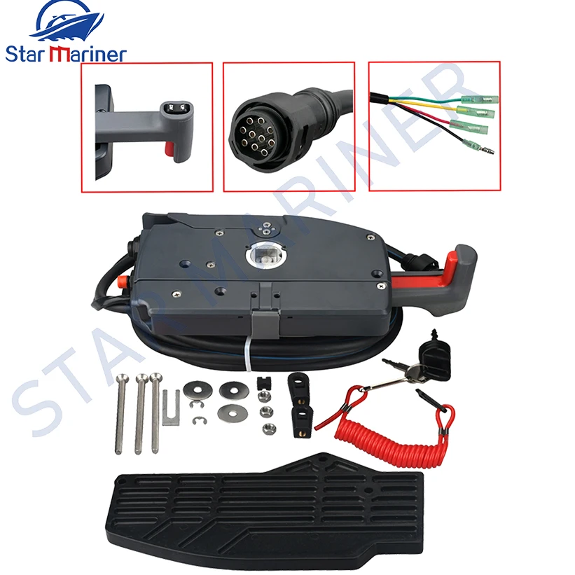 703-48272 Scatola Telecomando Assy Per Motore Barca Yamaha, 10 Pin Tirare Per Aprire 703-48272-B1-00 703-48272-12-00