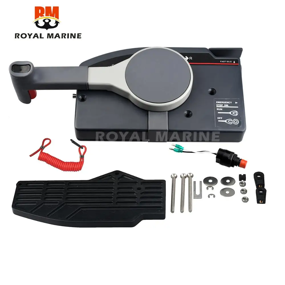 Scatola Di Controllo Per Montaggio Laterale Per Motore Yamaha Boat (Semplice), Tirare Per Aprire Il Motore Della Barca 703-48205 703-48205-B1 703-4820