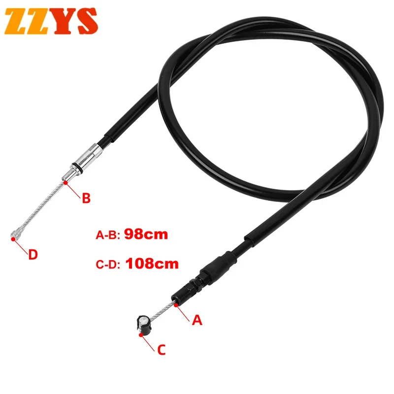 108Cm Moto Regolabile Frizione Cavo Di Controllo Linea Funi Metalliche Per Yamaha Yz125A Yz125B Yz125D Yz125E Yz125 A1 B1 D2 E2 Yz 125