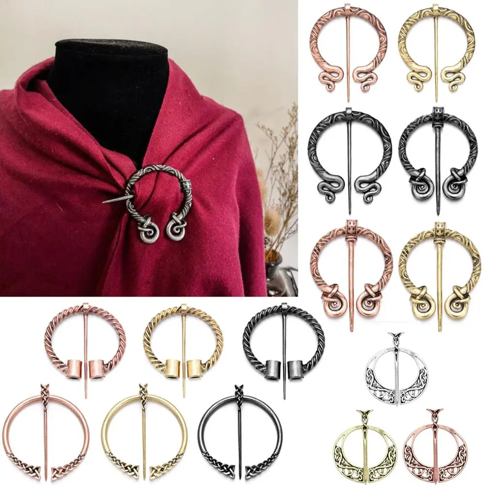 Retro Viking Spilla Collection Twists Annodato Perone Mantello Pin Penanulare Mantello Pin Scialle Pin Stile Vichingo Collezione S