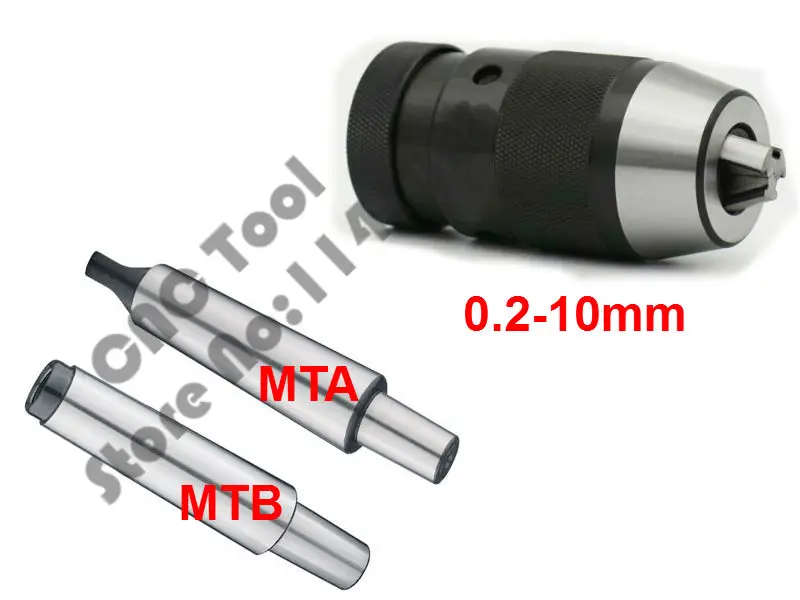 Auto-Serraggio Di Bloccaggio Automatico Trapano Mandrino 0.2-10Mm B12 E Mt1 1-10Mm Mt2 1 -10Mm Mt3 1-10Mm Mt4 1-10 Millimetri Di Combinazione Per Torn
