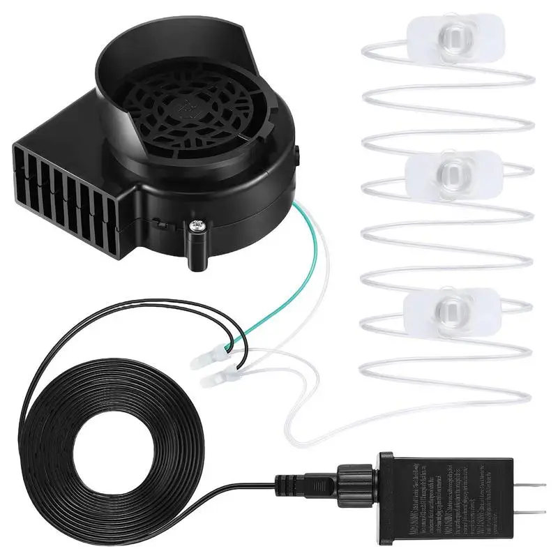 Piccolo Ventilatore Gonfiabile Di Ricambio Con 3 Led Light String 12V Air Fan Blower Inflatables Decorazioni Forniture