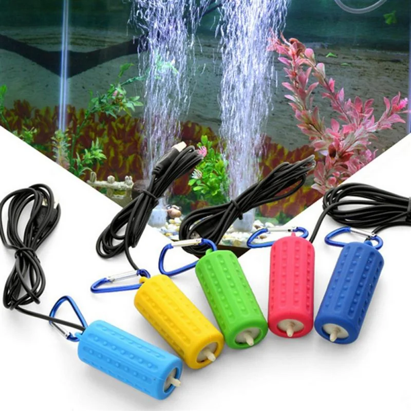 Acquario Mini Usb Oxygen Air Pump Con Valvola Di Ritegno In Pietra Tubo Muto Forniture A Risparmio Energetico Accessori Per Acquari Acquario Air Pum