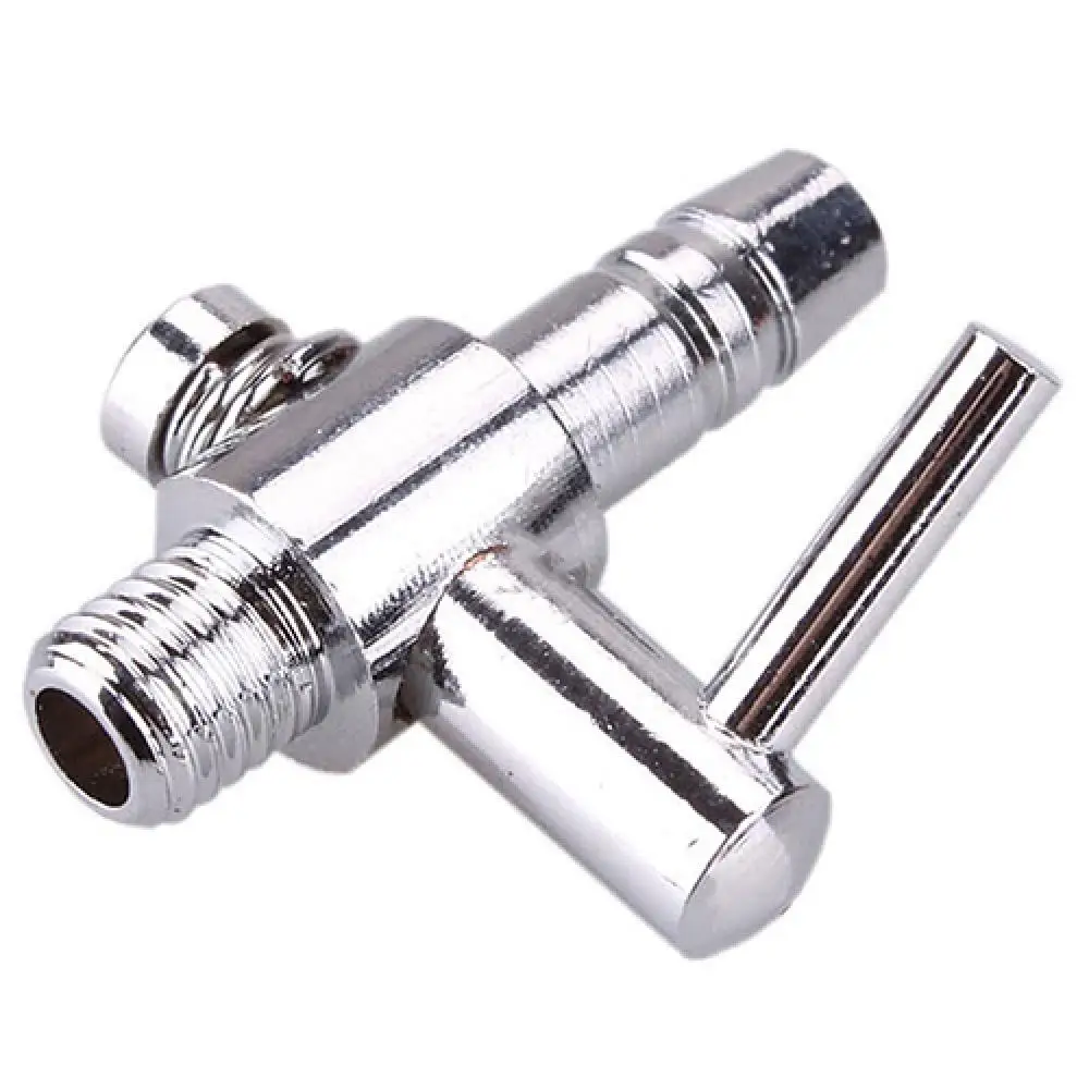 1 Pz Valvola Di Controllo Filettatura In Acciaio Inox Acquario Flusso D'Aria Distributore Leva Valvola Di Controllo Aquatics Pet Supplies