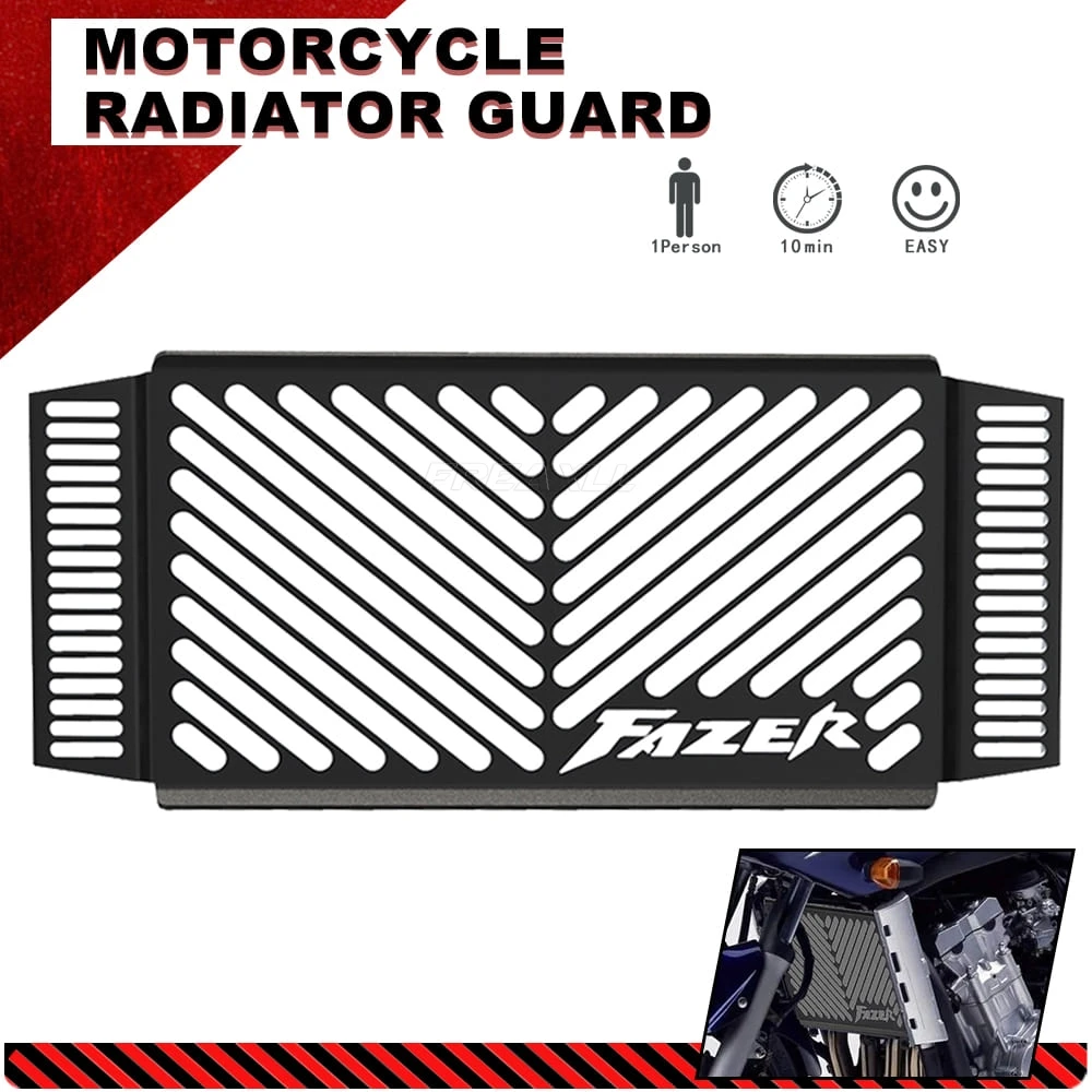 Per Yamaha Fzs600 Fazer S 1998-2003 Fzs-600 Fzs 600 Fazer Moto Radiatore Griglia Copertura Protezione Protezione Protetor Accessori