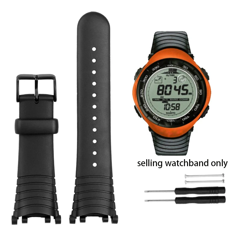 Bracciale In Gomma Siliconica Per Suunto Vector Watch Band Fibbia Ad Ardiglione Cinturino Per Orologio Da Uomo Cinturino Sportivo Cintura Impermeabile