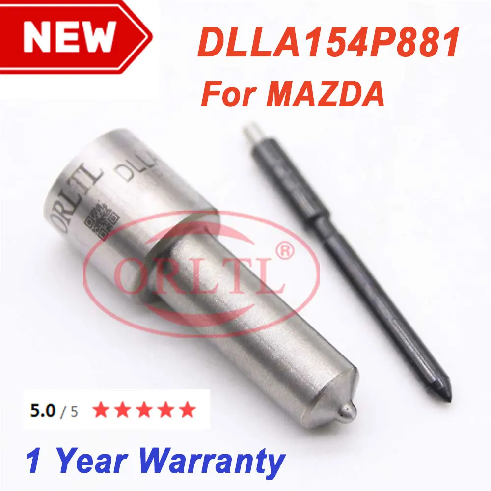 Ortll Dlla154P881 Ugello Iniettore Spruzzatore Diesel Dlla 154P 881 093400-8810 Per Denso 095000-5780 Per Mazda 3 2.0 Tdi 2005 - 2008