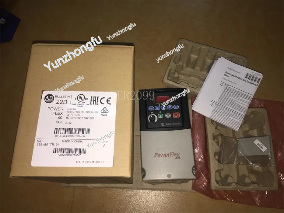 1Pc 22B-B017N104 Powerflex Ac Drive 5Hp 22 Bb017N104 Nuovo Originale