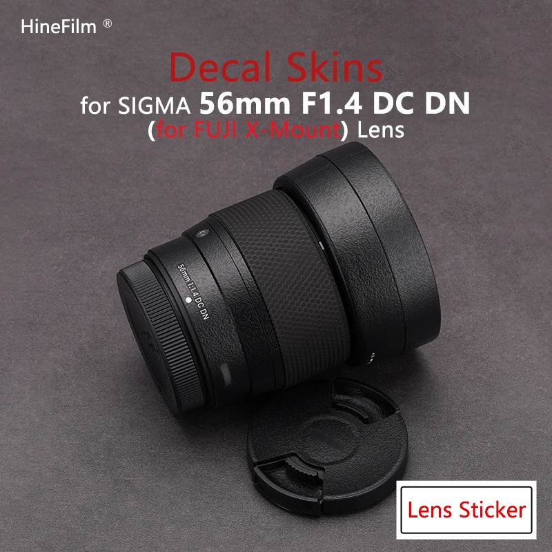 Sigma 56 1.4 X Mount Lens Premium Decal Skin Per Sigma 56Mm F1.4 Dc Dn Protezione Contemporanea Pellicola Protettiva Antigraffio Adesivo