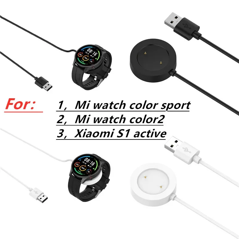 Cavo Di Ricarica Usb Per Xiaomi Mi Watch Color Sport/Color 2 Xiaomi S1 Active Sport Smart Watch Dock Charger Adapter Cord