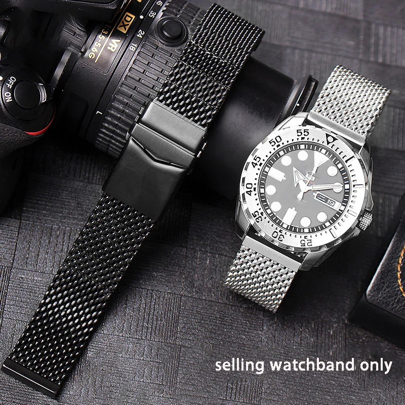 Il Cinturino In Acciaio Raffinato Addensato Per Breitling Seiko No.5 Citizen Sky Eagle Iwc Watch Chain 22Mm Cinturino Per Orologio Da Uomo