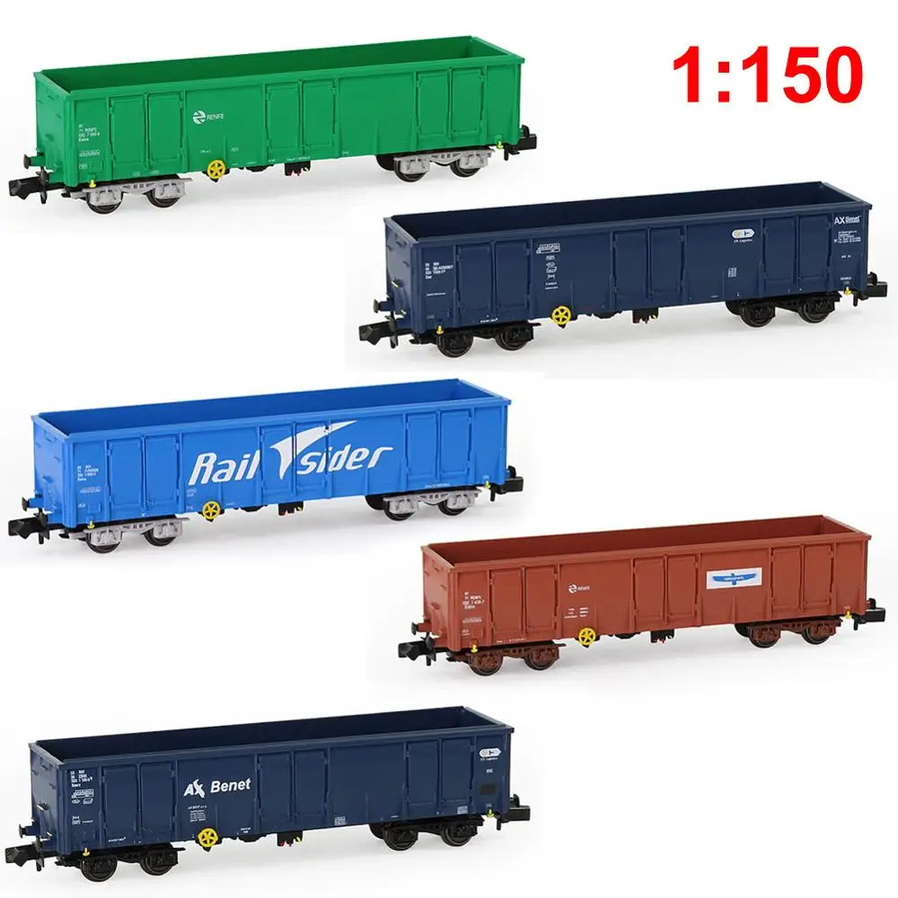 C15013 Evemodel Wagon N Scale 1/160 40Ft Gondola Car High-Side Model Trains