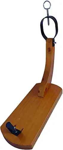 Jamonero Bricomiras Modello Huelva Económico, Supporto Per Prosciutto In Gondata Ideale Per Uso Domestico (Jamonero)