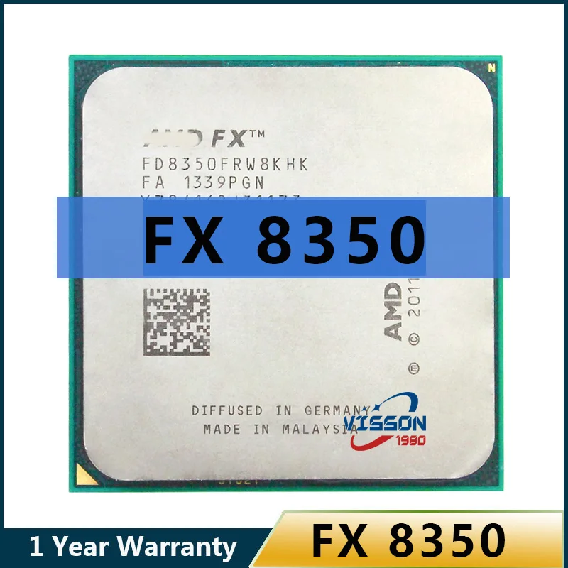 Amd Fx-Series Fx-8350 Fx 8350 4.0G Processore Cpu A Otto Core 125W Presa Muslimah Am3 +