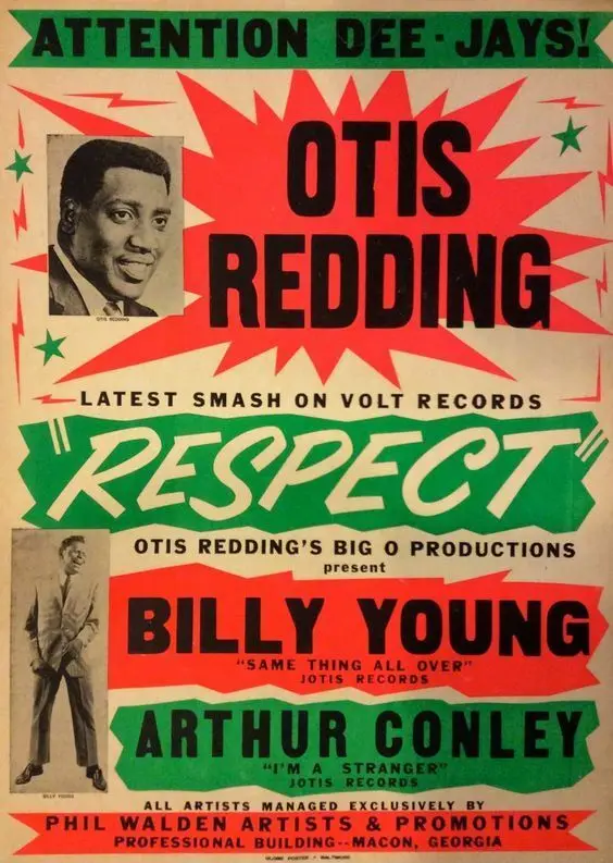 Otis Redding-Cartel De Lata De Metal, Cartel De Pared, Placa De Concierto, 1967