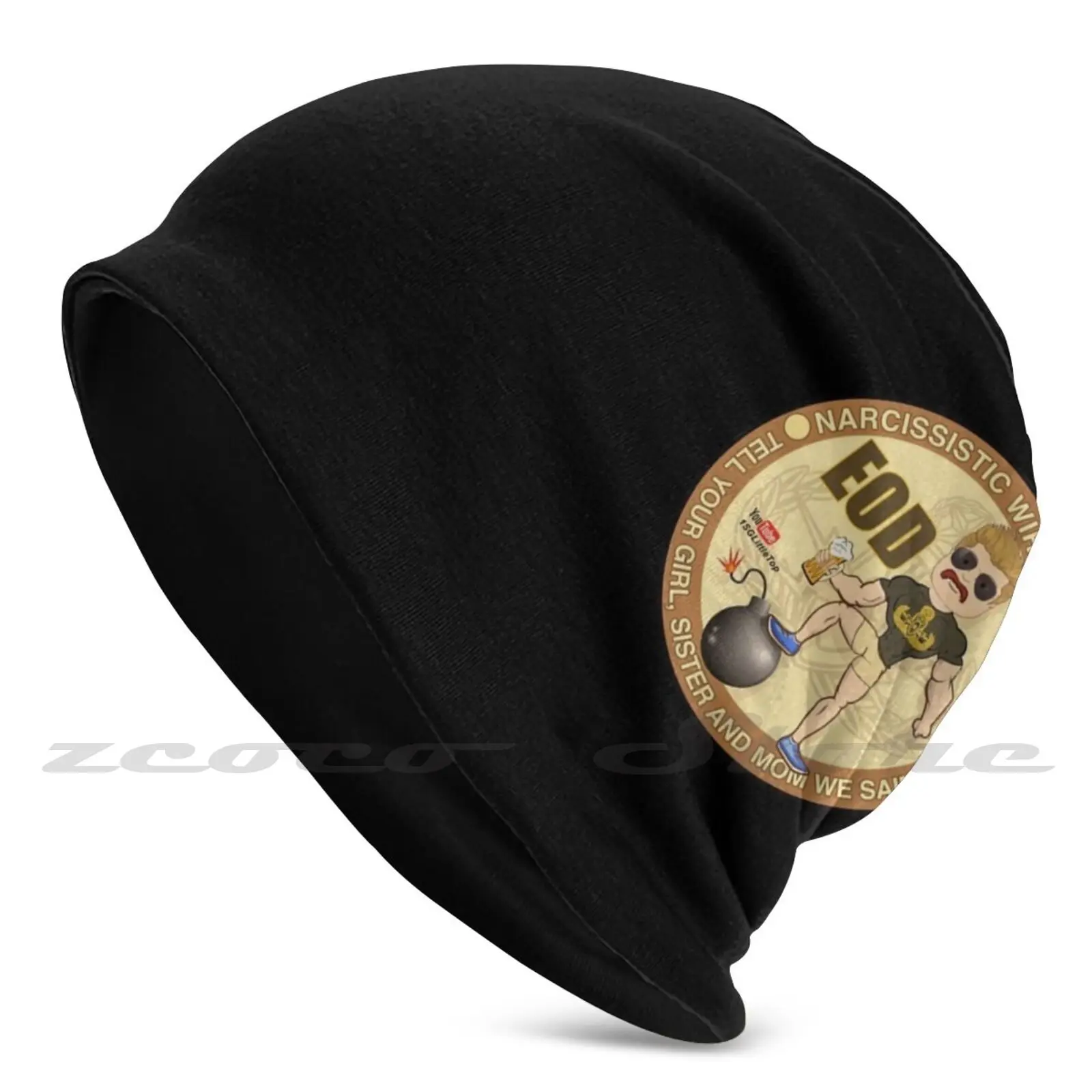 Eod-Cross Branch Version Knit Hat Hedging Cap Soft Elasticity Sport All'Aria Aperta Leisure Eod Military Bomb Squad Dew Milligan