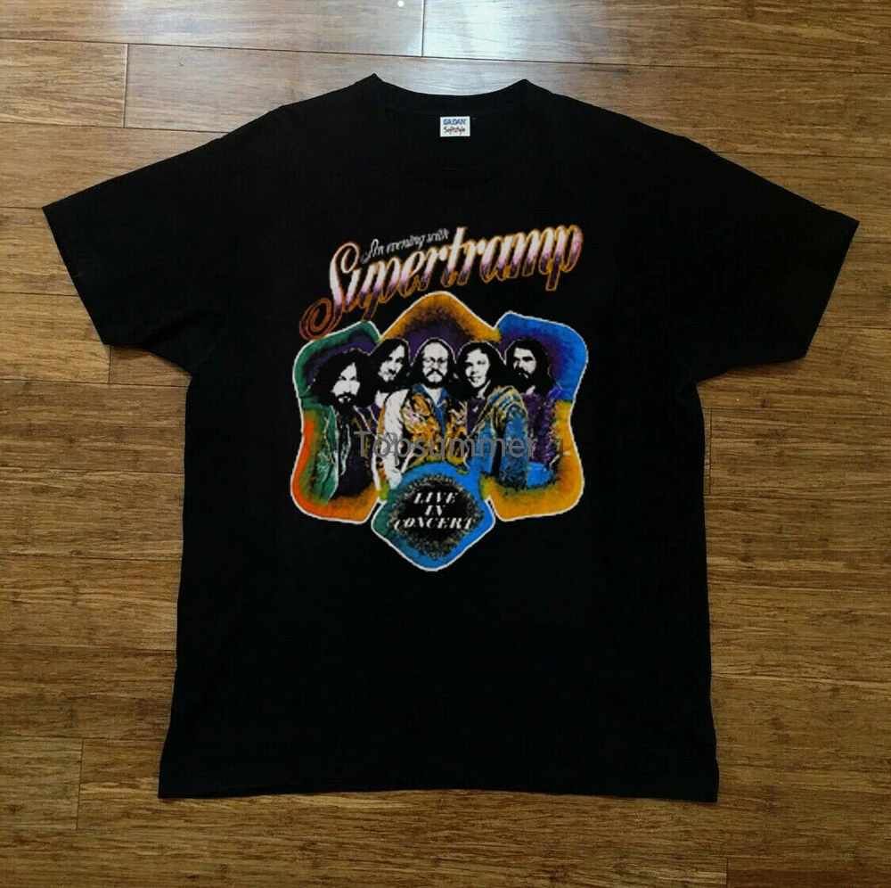 Supertramp Vintage Breakfast In America Concert Tour 1979 T Shirt