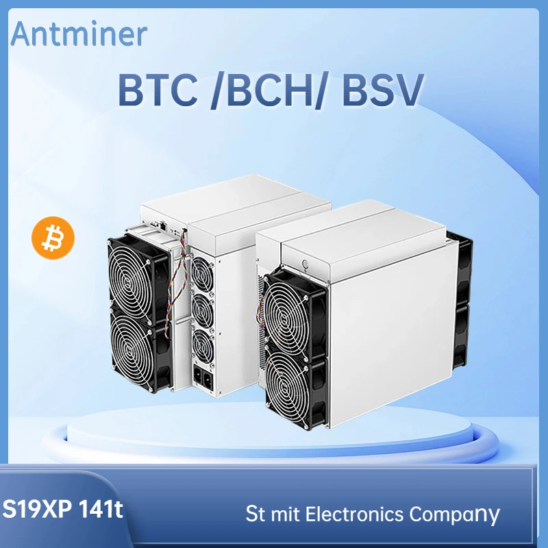 Best Bitmain Miner Antminer S19Xp 141T Bitcoin Miner Antminer Crypto Asic Miner In Magazzino