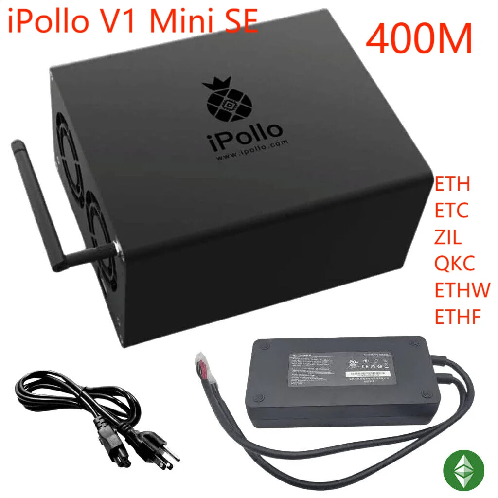 Ipollo V1 Mini Se Plus Nuovo Etc / Zil Ethw 400Mh Miner Meglio Di Antminer Trust Ofertas Crypto Asic Miner Bitcoin Miner