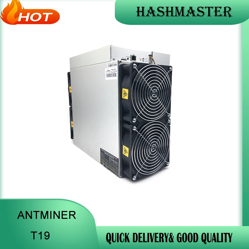 King Btc Bitcoin Miner Bitmain Antminer T19 84Th/S Pk Microbt Whatsminer M30S Avalon 1246