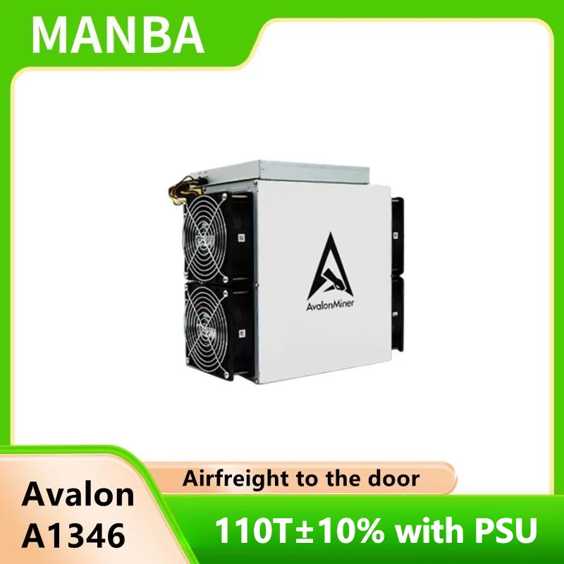 Avalonminer A1346 110Th/S ± 10% 3300W Bitcoin Asic Miner