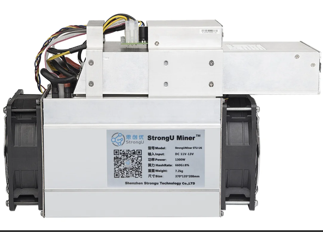 Usato Spedizione Gratuita Miner Crypto Asic Stronu Miner U6 660G Bitcoin Dash Miner Compreso L'Alimentazione Elettrica