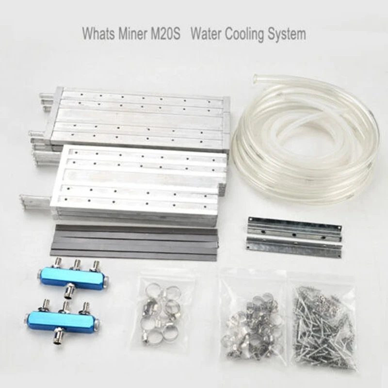 Bitcoin Whats Miner M20S Sistema Di Raffreddamento Ad Acqua Piastra In Alluminio Una Saldata Fai Da Te