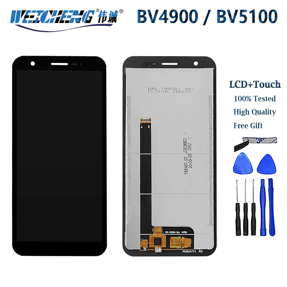Testato Originale Per Blackview Bv4900 Pro Lcd Touch Digitize Display Digitizer Panel Sostituzione Cellulare Lcd Bv5100 Bv 4900S
