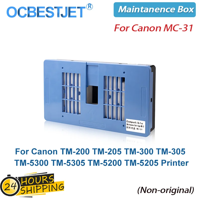 Mc-31 Per Canon Cartuccia Di Manutenzione Per Imageprograf Tm-200 Tm-205 Tm-300 Tm-305 Tm-5300 Tm-5305 Tm-5200 Tm-5205 Stampante