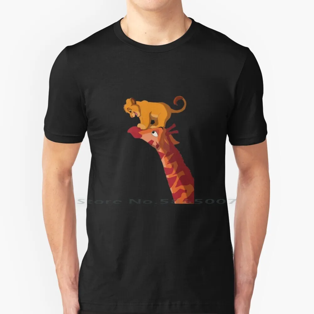 Simba T Shirt 100% Cotone Simba Simbha Lion King Nalla Timon E Pumba Cute Cub Big Size 6Xl Tee Gift Fashion