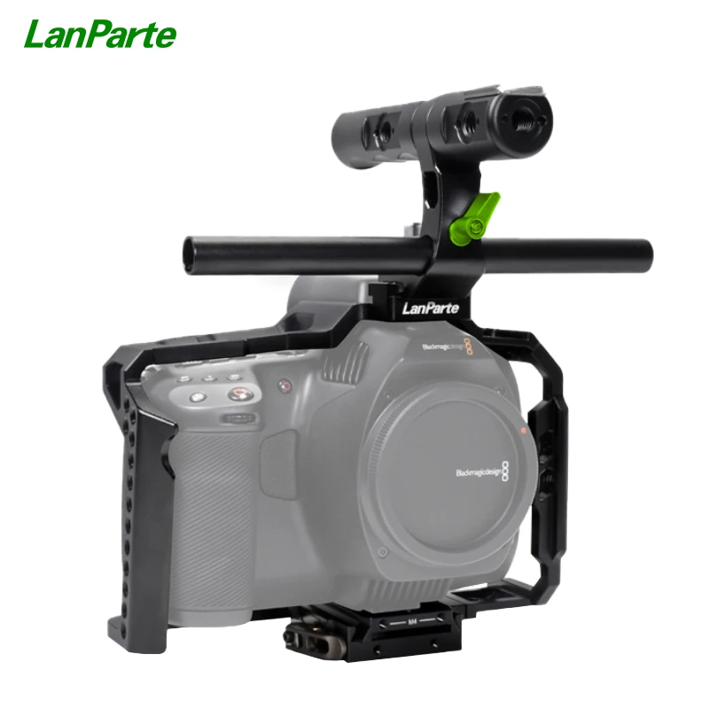 Lanparte Fashion Popular Gunmetal Full Camera Cage Withtop Handle Per Bmpcc 6K Pro