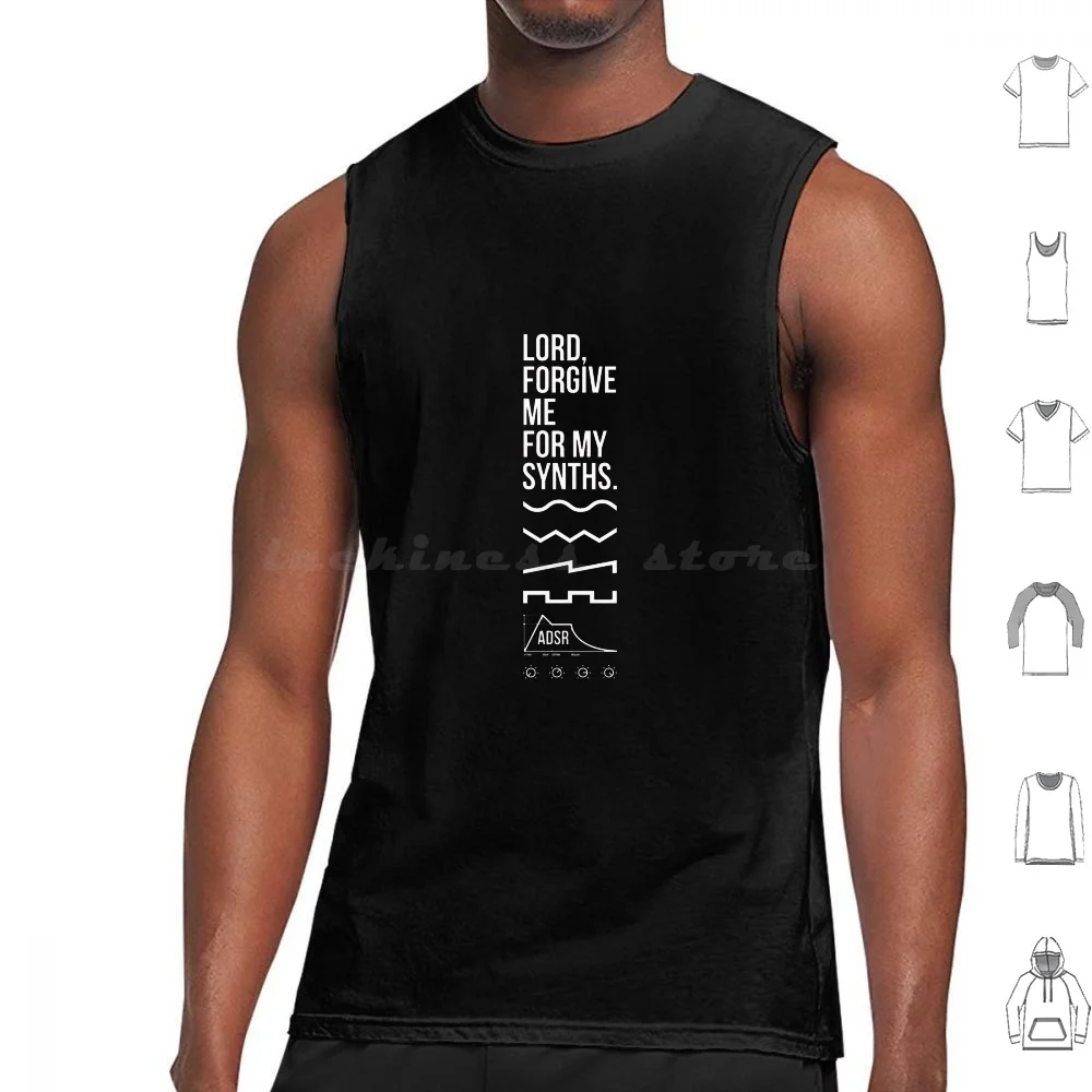 Lord Morse Me For My Synths Canotte Gilet Senza Maniche Techno Techno Music Techno Synth Synth Moog Abeton Abeton Attack