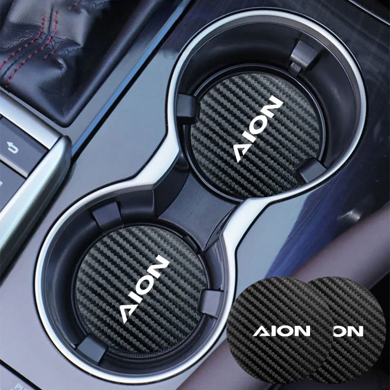 Per Gs4 Gs5 Gs8 Ga8 Gs7 Ga3 Ga6 Ga5 Ah4 Gm8 Gm6 Aions Aion Lx Car Carbon Fiber Antiscivolo Water Cup Mat Pattern Tappetino Anti-Sporco