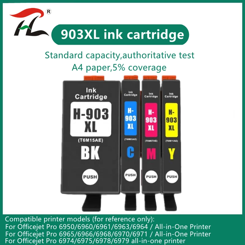 903Xl Per Hp 903 Per Hp 903Xl Cartuccia D'Inchiostro Compatibile Per Stampante Hp Officejet Pro 6950 6960 6970 6975