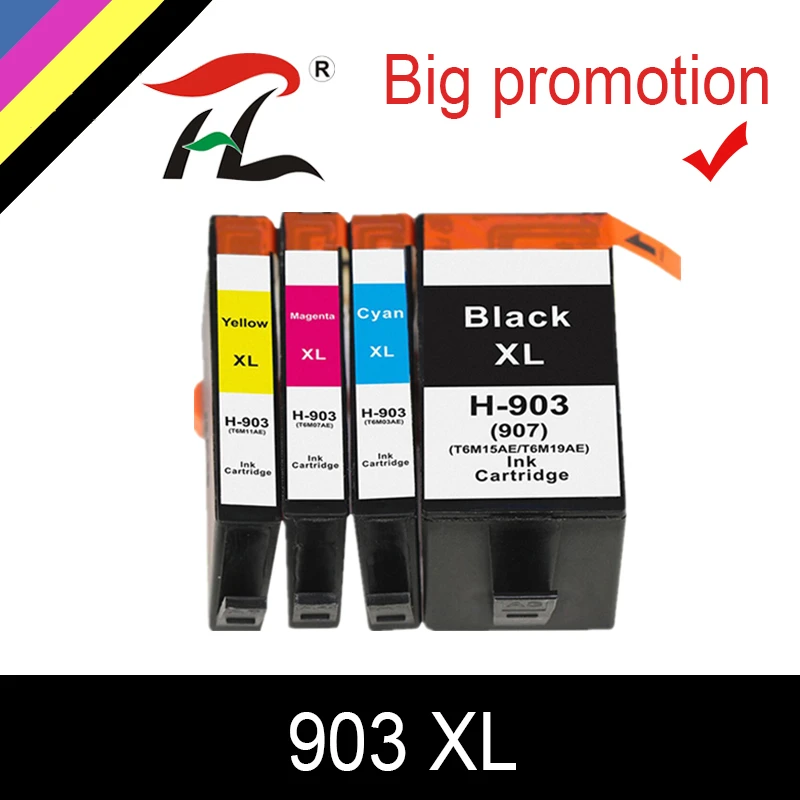 Compatibile Per Cartuccia D'Inchiostro Hp 903 903Xl 907Xl Per Stampante All-In-One Hp Officejet Pro 6950/6960/6961/6970/6971
