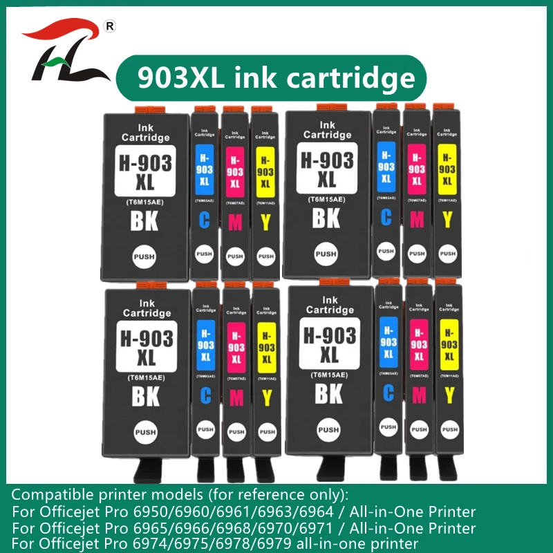 903Xl Per Hp 903Xl 903Xl Hp 903Xl Cartuccia D'Inchiostro Compatibile Per Stampante Hp Officejet Pro 6950 6960 6970 6975