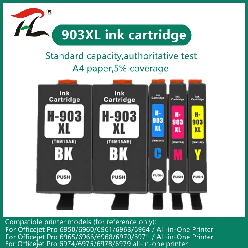 903Xl Per Hp 903 Per Hp 903Xl Cartuccia D'Inchiostro Compatibile Per Stampante Hp Officejet Pro 6950 6960 6970 6975
