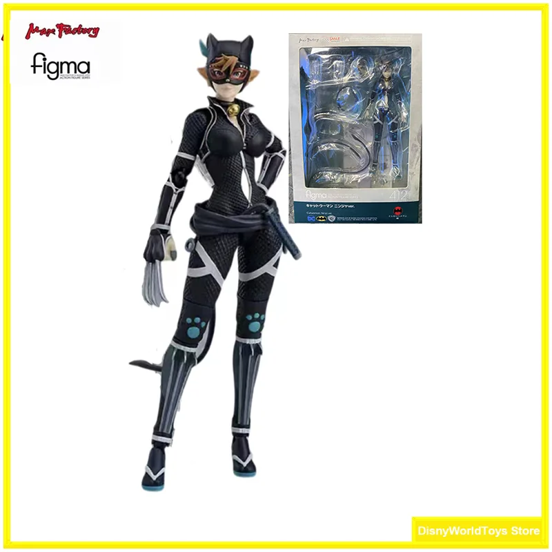 100% Originale Figma 412 Batman Ninja Catwoman Ninja In Stock Anime Action Collection Figure Model Toys