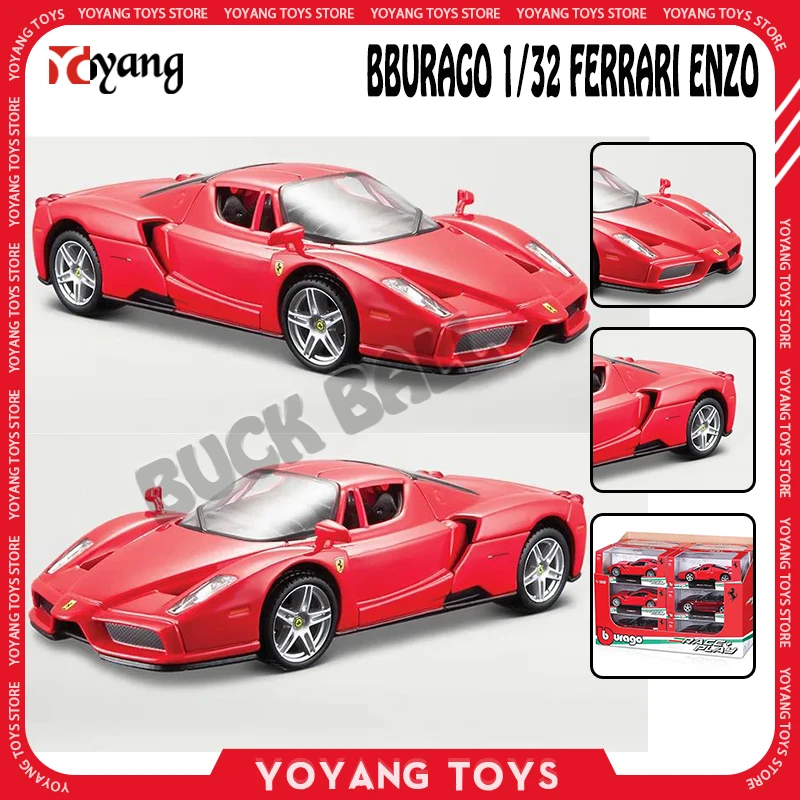 Bburago Scala 1/32 Ferrari Enzo Car Toys Ferrari Red Alloy Diecast Models Car Collectble Enzo Modelli Di Auto Per Ragazzi Regali Di Compleanno