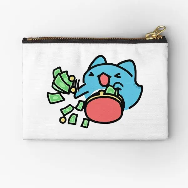 Comic Cat Bugcat Capoo Bug Cat Zipper Pouches Key Money Coin Pure Socks Portafoglio Pocket Women Storage Mutandine Cosmetiche Packaging