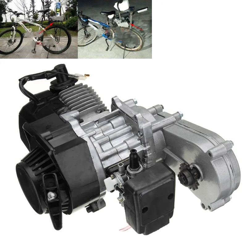 47Cc/49Cc Motore 2 Tempi Pull Start Motore Trasmissione Filtro Aria Motore Mini Pocket Dirt Pit Per Mini Dirt Bike Dirt Atv Quad