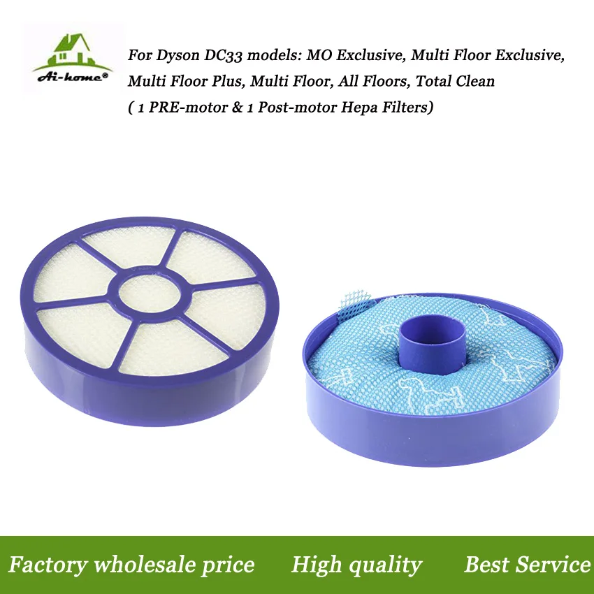 Per Dyson Dc33 Multi-Piano Animale Dc33 Tutti I Pavimento Pre E Post Motore Hepa Filtro Di Scarico E Dc33 Filtri Dc33 Parti Per Vaccum Cleaner